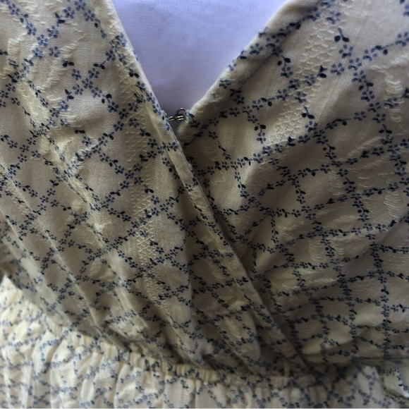 V Neck Maxi Cowgirl Freeflowing Floral Cotton Dress - Picture 12 of 13